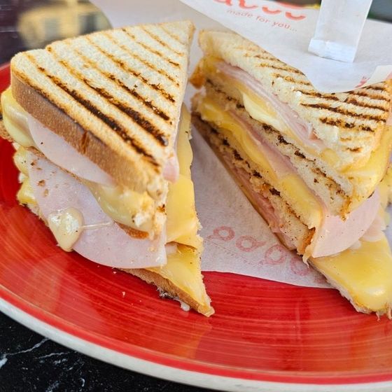 Ham toast sandwich